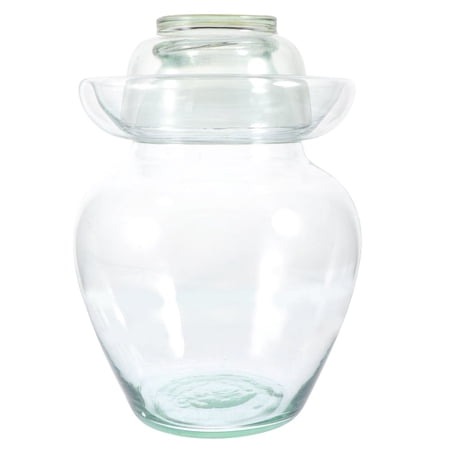 Pot à Cornichons Et Olives Avec Séparation Sec/humide - Capacité 50 Oz (environ 1,5 L) - ABS Alimentaire, Anneau Silicone étanche