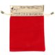 thumbnail image 4 of Bolsa para guardar joyas con cordón, funda cartuchera, organizador de bolsillo (rojo, 12x16cm), 25 uds., 4 of 14