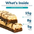 thumbnail image 2 of Barra de proteína y fibra WonderSlim, nuez esponjosa, 15 g de proteína, 6 g de fibra, sin gluten (7 unidades), 2 of 5