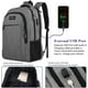 thumbnail image 3 of Mochila para portátil MATEIN extra grande de 18.4 pulgadas con puerto USB, gris, 3 of 9