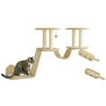 Curated Ceiling Mounted Cat Shelf With Scratching Pad Gallery View 41