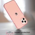 thumbnail image 3 of iPhone 12 Pro Max Case 6.7-inch, Allytech Ultra Slim Shell Bumper Defender Shockproof Anti-yellow Wireless Charging Support TPU Case Cover for Apple iPhone 12 Pro Max, Pink, 3 of 6