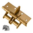 thumbnail image 1 of 3Pcs Self Closing Spring Door Hinge Mute 4 Inch Cabinet Door Automatic Door Closer Anti-Rust ,Easy to Install, 1 of 6