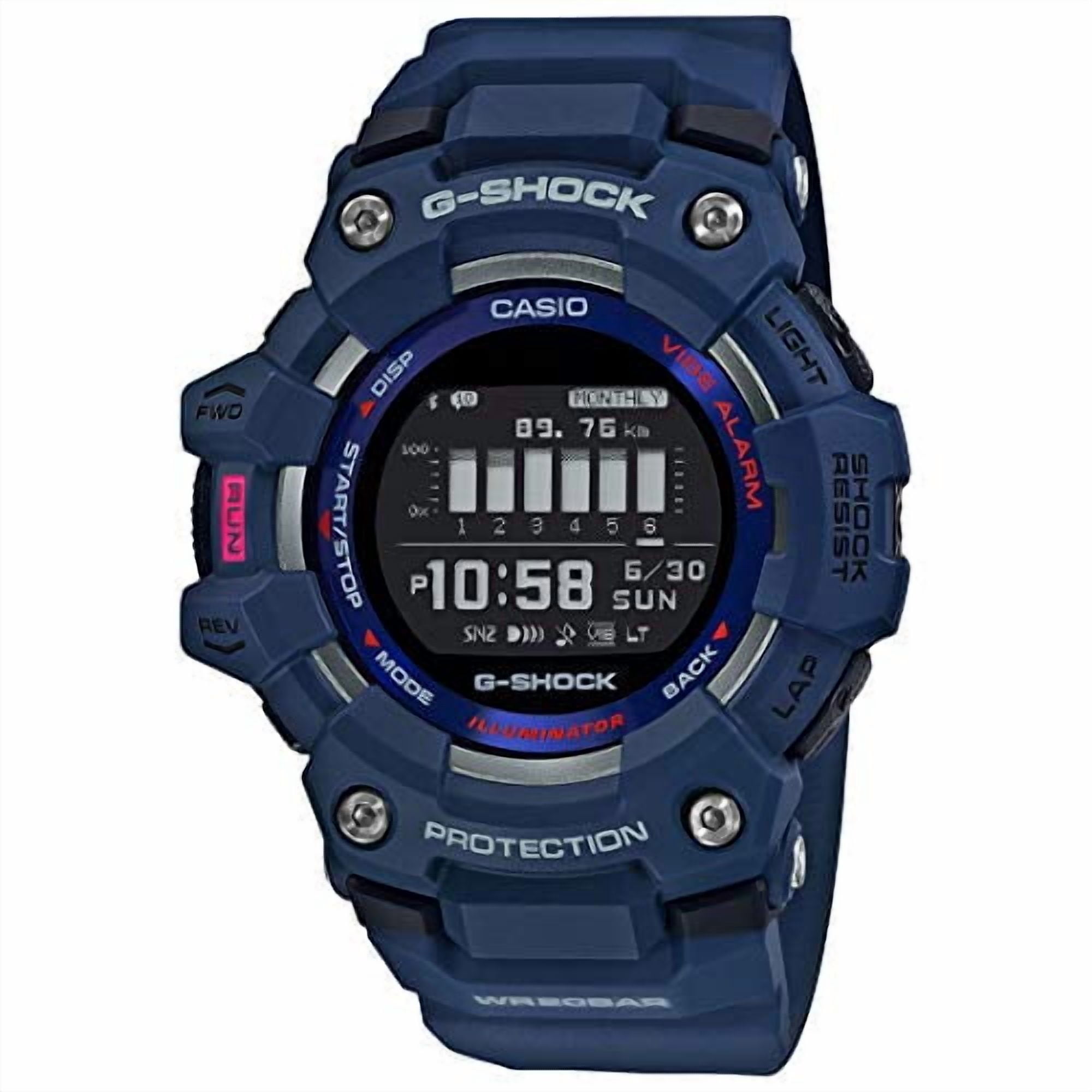 [カシオ] 腕時計 G-SHOCK G-SQUAD GBD−100-2JFブルー Casio Digital G-Shock G-SQUAD GBD-100-2JF Men's Blue Watch