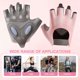 thumbnail image 4 of Guantes Fitness Ciclismo La Mitad Los Dedos Avistables para Mujeres, 4 of 9