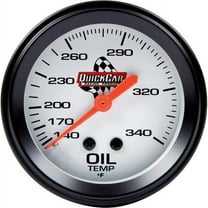 Quickcar Racing Products 611-6009 Oil Temperature Gauge 100-340掳 F Analog 2-5/8"