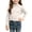 White, variant on SHTXOZHI Girls Turtleneck Base Layer Solid Color Long Sleeve Basic Tops Fall Winter Casual Layering Tee Shirts