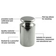 thumbnail image 4 of Calibration Weight for Digital Scale, Carbon Steel, Chrome Finish, 1000g (1kg Wgt), 4 of 5