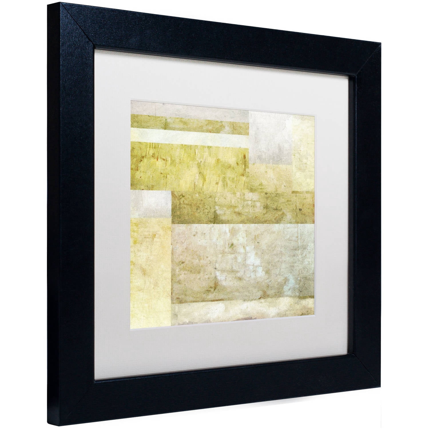 Trademark Fine Art "Neutral Study 2.0" Canvas Art by Michelle Calkins, White Matte, Black Frame