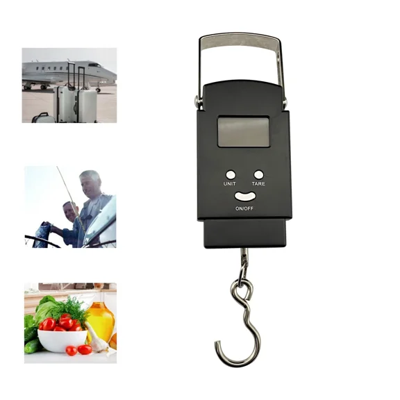 Portable Electronic Scale Lcd Digital Handheld Hanging Luggage Scale 110Lb/50Kg