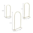 thumbnail image 2 of MONIPA 3pcs Wedding Stand Gold Arch Backdrop Shelf For Ceremony Party Venue Decor Frame, 2 of 24
