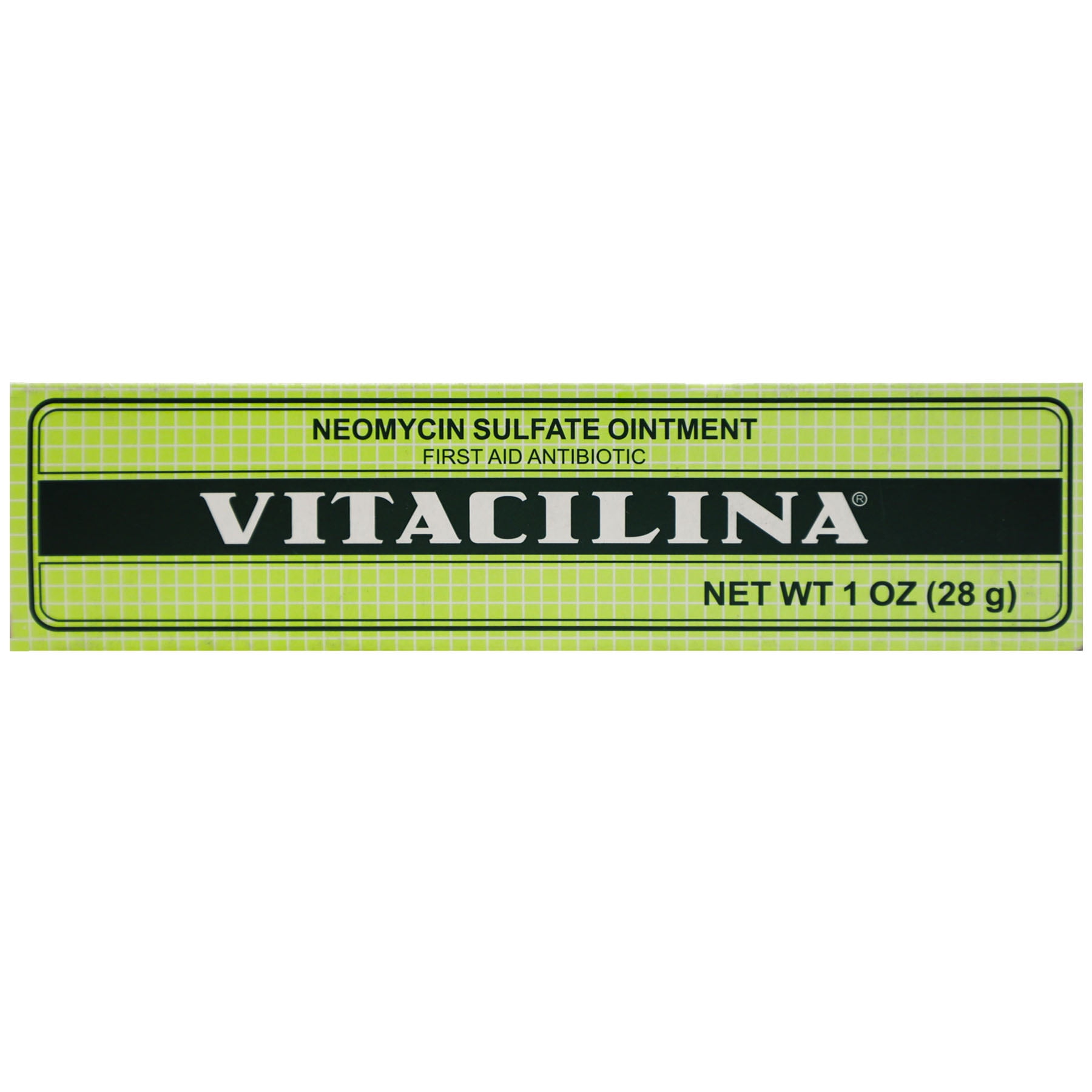 Vitacilina First-Aid Antibiotico Neomycin Sulfate Ointment, 1 Oz.