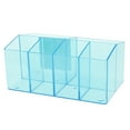 thumbnail image 2 of S SERENABLE Plastic Cosmetic Organizer Makeup Case Jewelry Storage Holder Box Blue, 2 of 7