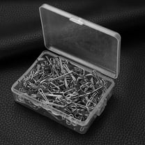 HEALEEP Butterfly Shaped Curtain Pin Hooks 100Pcs Silver Iron Wire for Home Decorative