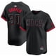 thumbnail image 1 of Camiseta de béisbol clásica retirada de Ken Griffey Jr. de los Cincinnati Reds, color negro, City Connect, con número de estrella bordado.-M, 1 of 2