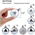 thumbnail image 2 of Christmas Tree Balls 34 Pieces Christmas Ball Set Christmas Decorations Tree Balls Tree Decorations For Christmas Matt, Glittering Decoration Balls For Hanging Up Door Decorations Christmas Tree, 2 of 7