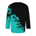 thumbnail image 3 of ZCFZJW Mens Fashion Cool T-Shirts Trendy Color Block Print Summer Half Sleeve Round Neck Graphic Tees Shirt Loose Regular Fit Soft Cotton Pullover Tops Light Blue XXXXL, 3 of 4