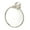 Polished Nickel, variant on Alno A7740 Nicole 7" Round Solid Brass Bathroom Towel Ring - Brass