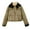 Army Green, variant on FDGIU Winter Jackets for Women Insulated Coat Women's Collar Short Down Jacket Women's Winter Leather Jacket Thickened Warm Jacket Jacket