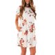 thumbnail image 2 of Informal Llamarada Floral A Línea Moderna Curvas Femeninas Ropa de S, 2 of 9