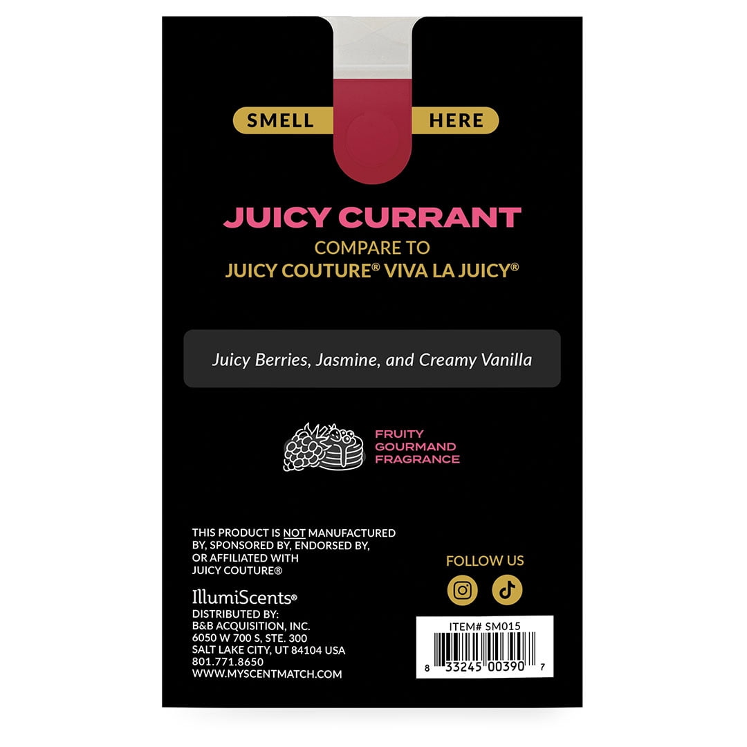 (3 pack) IllumiScents ScentMatch, 3 oz Wax Melts, Juicy Currant (Compare to: Viva La Juicy)