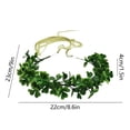 thumbnail image 3 of JingChun 1Pc St. Patrick's Day Irish Shamrock Headbands Flower Crown Clover Headband St. Patrick's Day Accessories Green Garland Clover Garland Party Accessories Fairy Accessories, 3 of 7