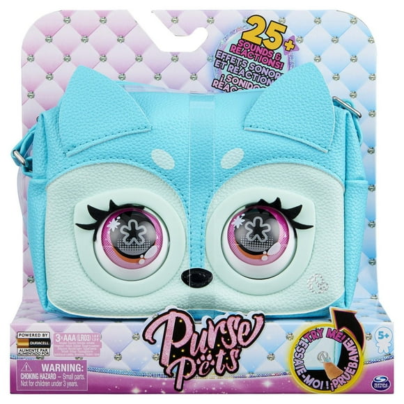 Purse Pets, Fierce Fox, Sac animal interactif avec plus de 25 effets sonores et réactions, jouets pour les filles à partir de 5 ans