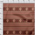thumbnail image 2 of oneOone Polyester Lycra Peach Fabric Ethnic Block Sewing Craft Projects Fabric Prints By Yard 56 Inch Wide, 2 of 4