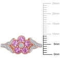 thumbnail image 2 of Everly Women's Sapphire 10k Rose Gold Ring, 2 of 8