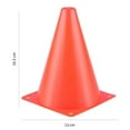 thumbnail image 2 of 10PC Plastic Traffic Pylons for Sports Training and Events, Durable Flexible Cones for Soccer, Football, Obstacle Courses, Dog Training, and More, 2 of 9