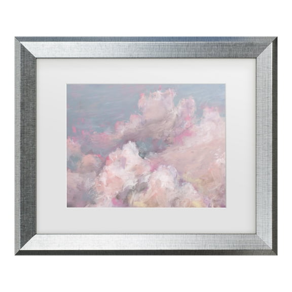 Lisa Audit 'Daydream Pink 01' Matted Framed Art