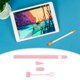 thumbnail image 2 of EeaseMX Funda protectora de silicona para lápiz táctil de Apple Pencil, antipérdida, color rosa, 2 of 7