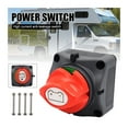 thumbnail image 3 of 12V-48V Disconnector 275A-455A Car Battery Power Cut-Off Switch ON/OFF 2 Position Isolator for Marine Boat Vehicles RV ATV UTV ,Wide Use, 3 of 7