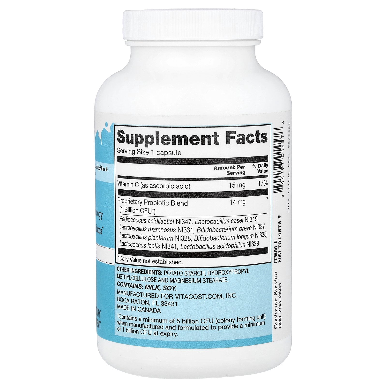 Vitacost Probiotic 8-5, 240 Capsules