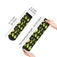 thumbnail image 2 of Salouo Avocado Toast Pattern Unisex Middle Tube Socks,Middle-Finger Knee High Socks Over The Calf Tube Stocking Crew Stockings for Women and Men Tube Socks, 2 of 8