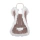 thumbnail image 4 of Gibobby Ropa Interior Sexy para Mujeres Lencería para mujer Sexy Christmas Girl V Neck Christmas Erotic Lingerie (Caqui, M), 4 of 5