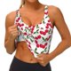 thumbnail image 3 of Fotbe Cherry_1 Sujetador Deportivo Largo sin Aros para Mujer con Almohadillas y Soporte Medio, Transpirable y Absorbente, Camiseta Tipo Chaleco o Tank Top-Medium, 3 of 8