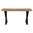 thumbnail image 5 of Hawthorne Collections Helena Live Edge Solid Acacia Wood Console Table - Natural, 5 of 6