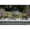 thumbnail image 4 of Bessemer 01471 28" Patio Fireplace, Black and Silver, 4 of 11