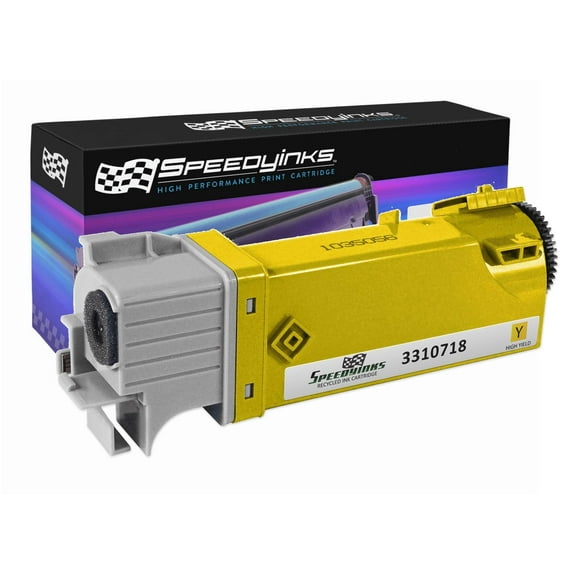 Speedy Inks Compatible Toner Cartridge Replacement for Dell 2150 |D6FXJ (331-0718) High-Yield (Yellow)