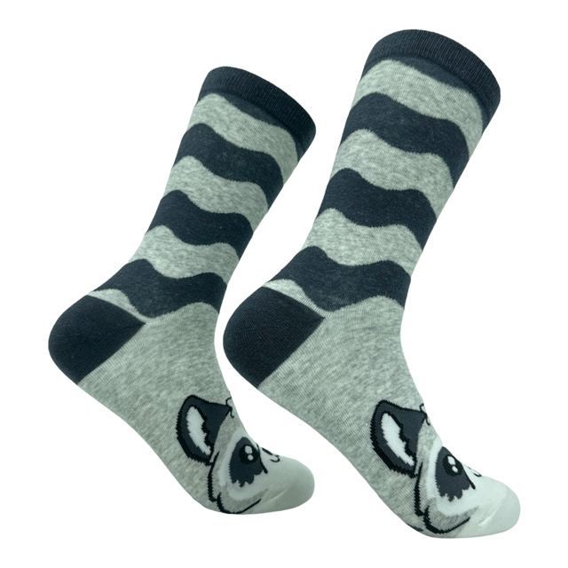 Chaussettes pour Femmes Raton Laveur Drôles Mignonnes Duveteuses Câlines Rongeur Chaussures Fantaisie