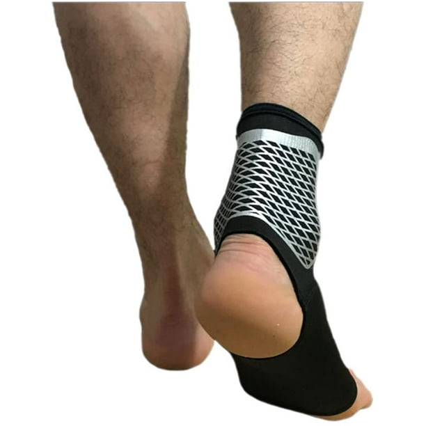 Ankle Support Brace Compression Sleeve Pain Relief Foot Plantar Fasciitis  Wrap