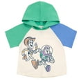 thumbnail image 2 of Disney Toy Story Woody Buzz Lightyear Alien Pullover Hoodie and French Terry Shorts Newborn to Little Kid, 2 of 5