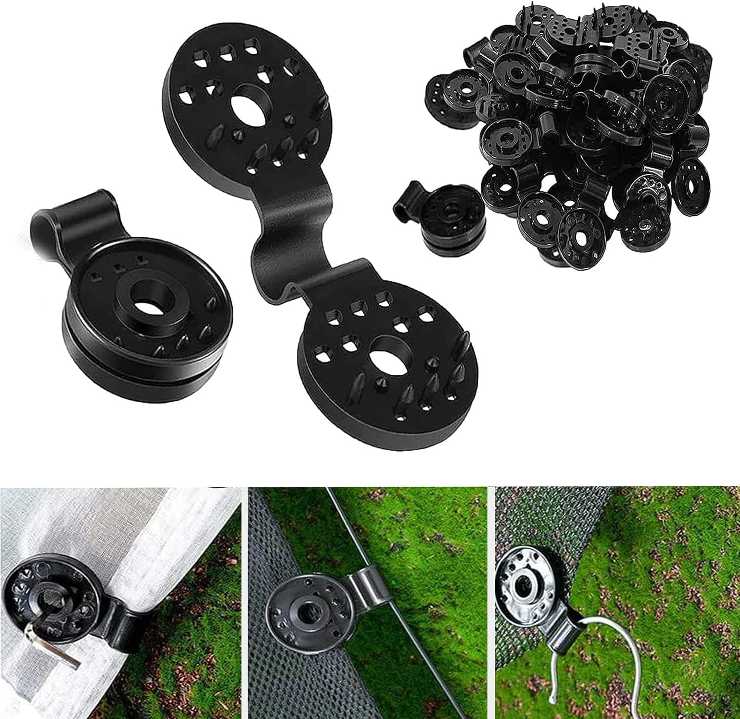 Shade Cloth Heavy Duty Lock Grip,New Shade Cloth Plastic Clips，Shade