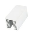 thumbnail image 2 of Silver Tone U Slotted Aluminium Radiator Fin Heat Sink 80x40x40mm, 2 of 2