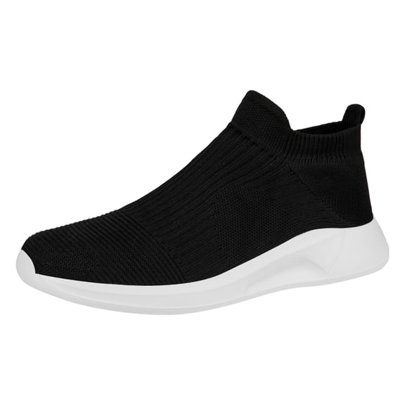 UAYOTSE Men's Running Shoes Walking Trainers Sneaker Athletic Gym Fitness Sport Shoes Lightweight Casual Working Jogging Outdoor Shoe,White 42