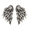 thumbnail image 2 of UDIYO Women Vintage Angel Wings Rhinestone Ear Jacket Earrings Piercing Jewelry Gift, 2 of 7