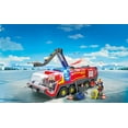 thumbnail image 2 of PLAYMOBIL Airport Fire Engine with Lights and Sound Vehicle Playset, 2 of 9