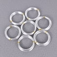 thumbnail image 3 of MasteelfCA 7 Rolls 1mm Colored Alumina Line For Manual DIY Motorcycle Shape Bonsai Craft Use(Silver Style, 10M for Each), 3 of 9