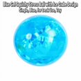 thumbnail image 2 of Blue Gel Squishy Stress Ball with Ice Cube Design, Single, Blue, for Desk Use, Toy, 2 of 3